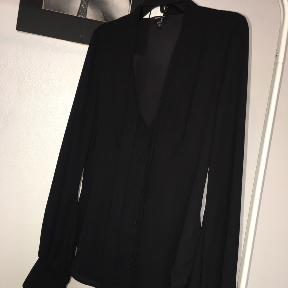 Express, Black Blouse.